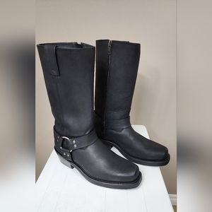 Vintage style Motorcycle Boots